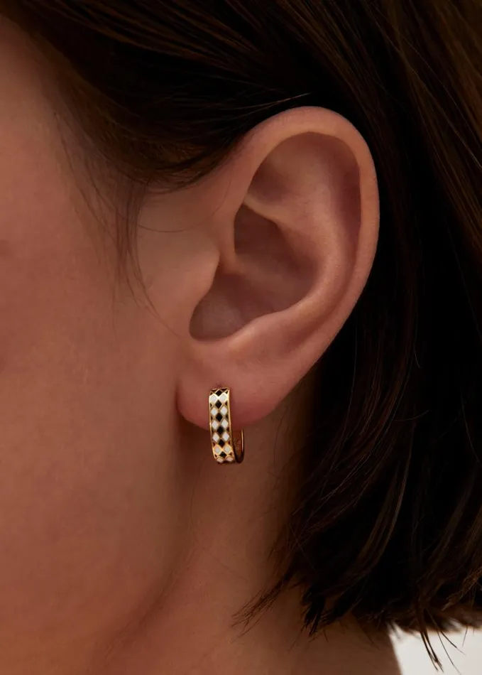 ALOHAS Jewelry Women Wonderland 8211 Black And White Earrings