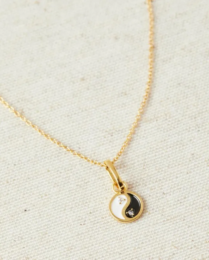 ALOHAS Jewelry Women Ying Yang 8211 Gold Necklace