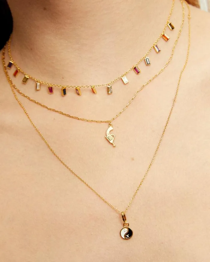 ALOHAS Jewelry Women Ying Yang 8211 Gold Necklace
