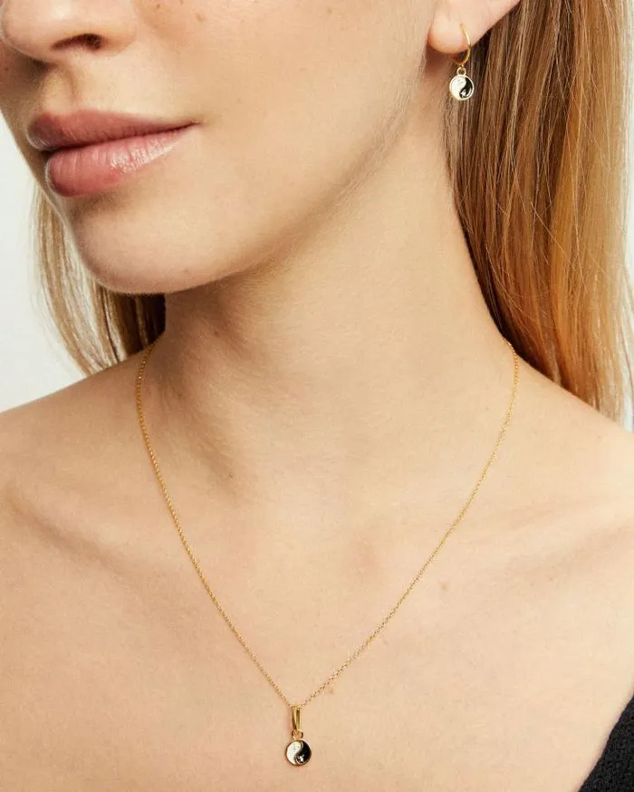 ALOHAS Jewelry Women Ying Yang 8211 Gold Necklace
