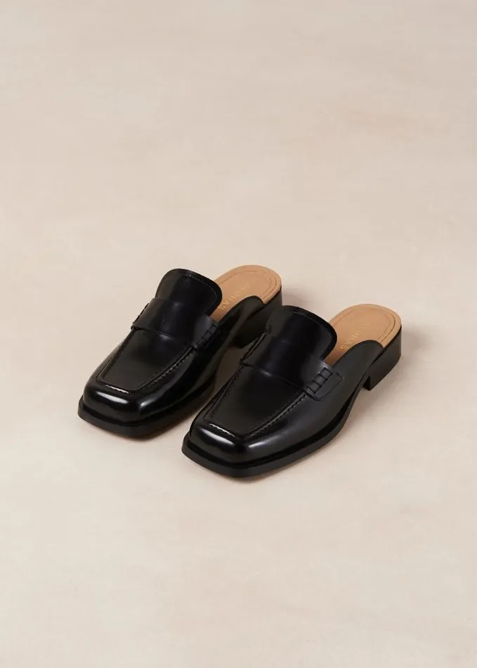 ALOHAS Loafers Women Alfred 8211 Black Loafer Mules