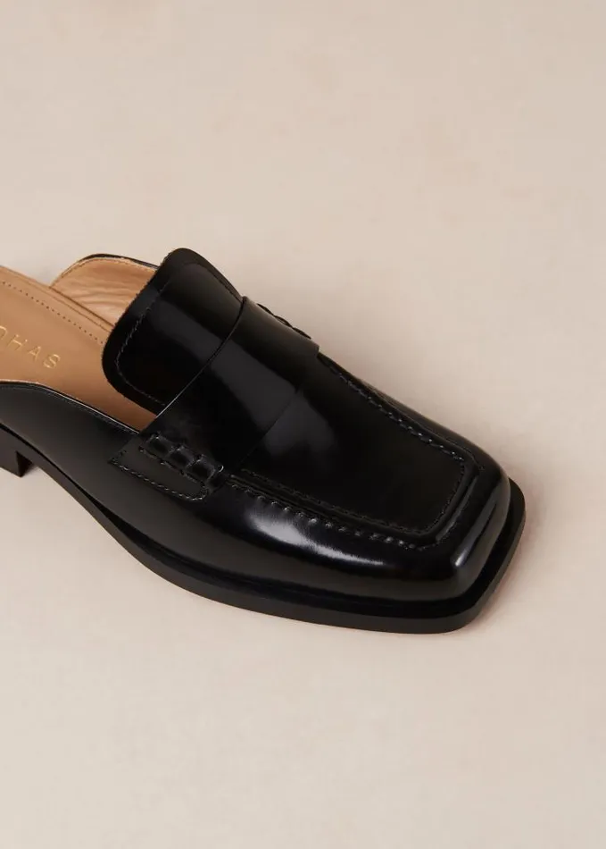 ALOHAS Loafers Women Alfred 8211 Black Loafer Mules