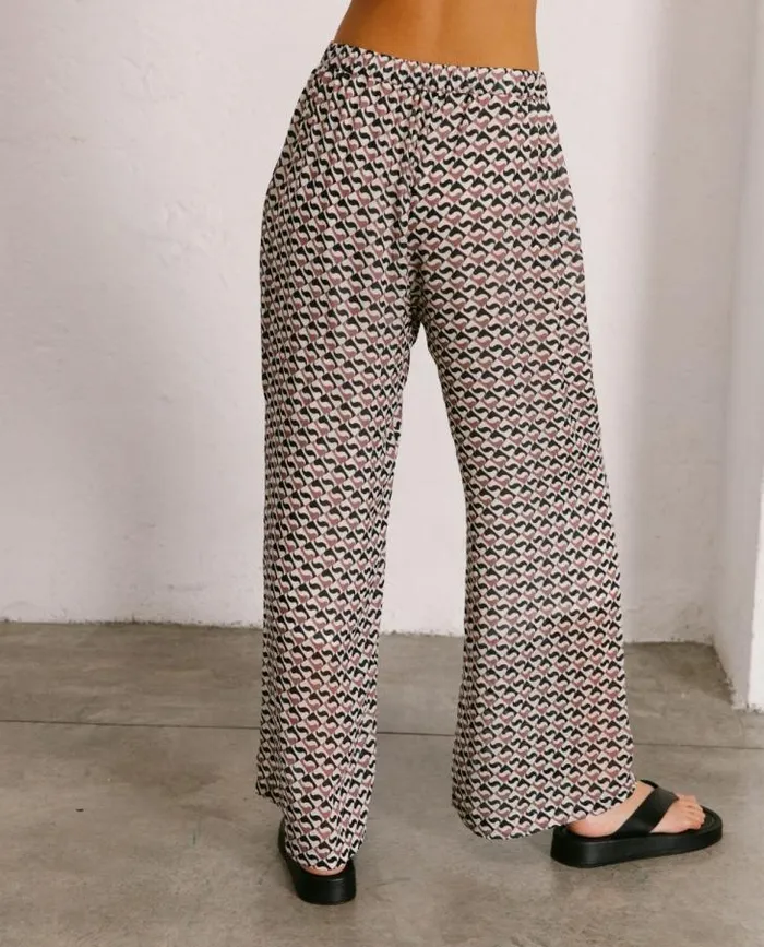 ALOHAS Pants Women Cliffhanger 8211 Black And Brown Pants