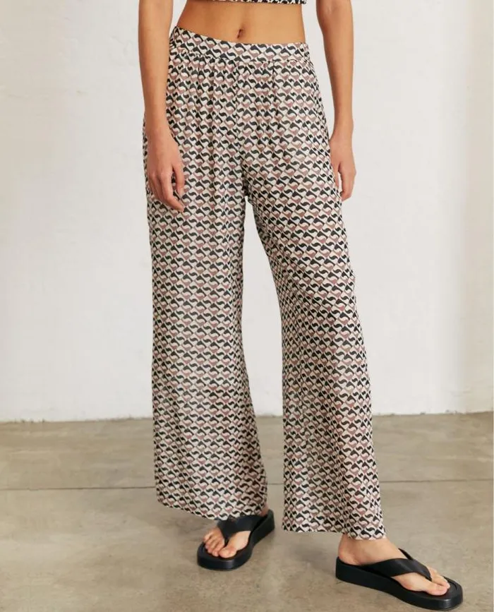 ALOHAS Pants Women Cliffhanger 8211 Black And Brown Pants