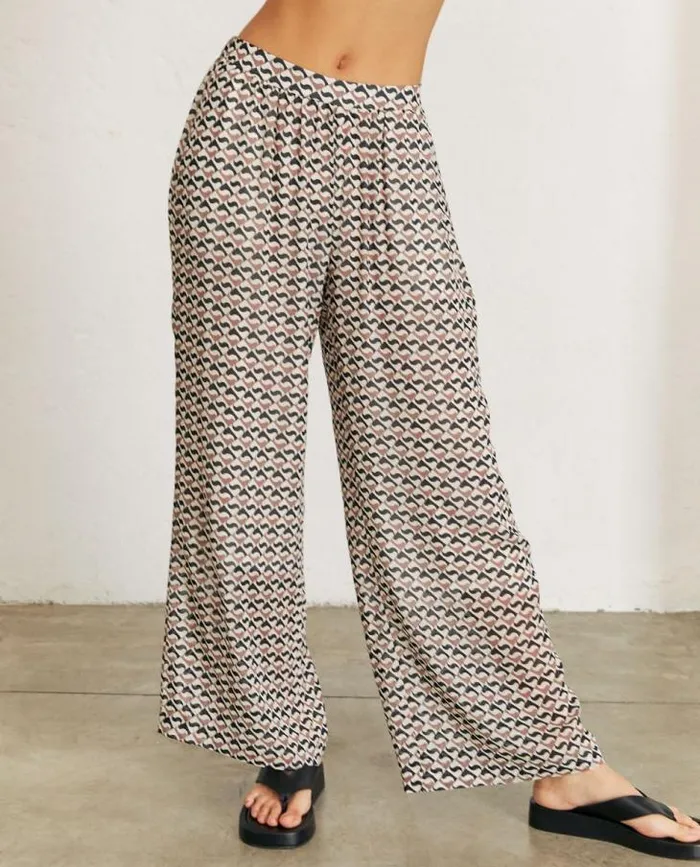 ALOHAS Pants Women Cliffhanger 8211 Black And Brown Pants
