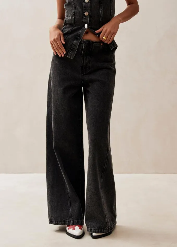 ALOHAS Pants Women Magda 8211 LowRise Black Jeans