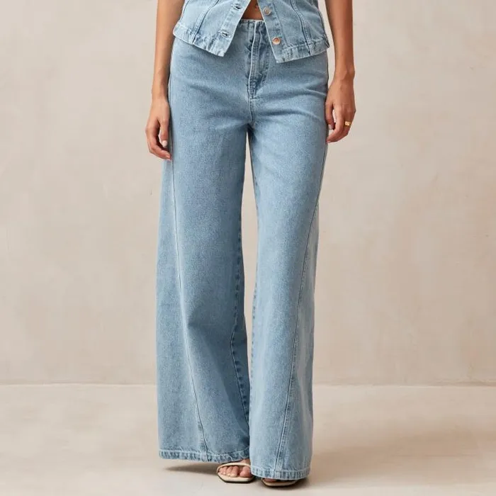 ALOHAS Pants Women Magda 8211 LowRise Blue Jeans