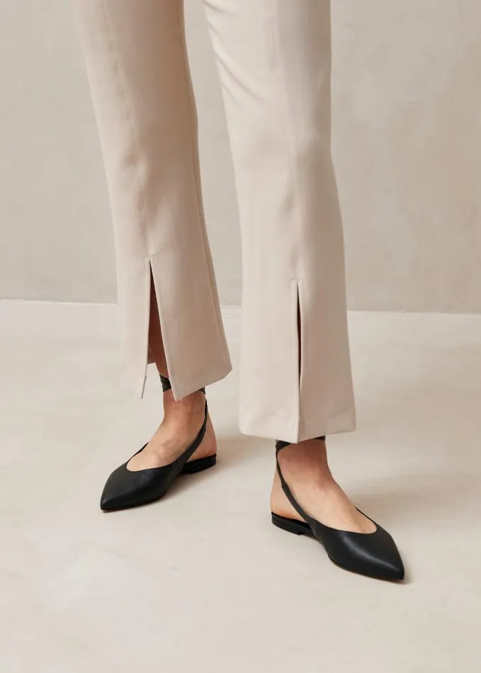 ALOHAS Pants Women Martina 8211 Beige Flare Pants