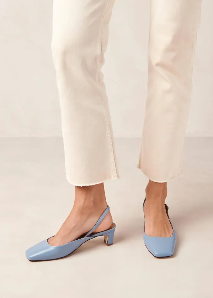 ALOHAS Pumps Women Lindy 8211 Blue Leather Pumps