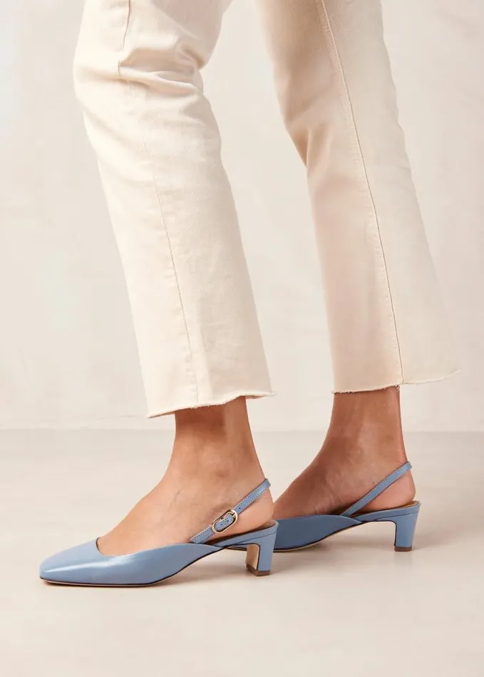 ALOHAS Pumps Women Lindy 8211 Blue Leather Pumps