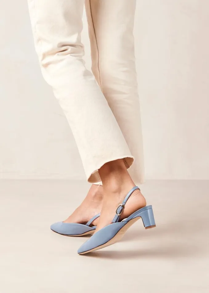 ALOHAS Pumps Women Lindy 8211 Blue Leather Pumps