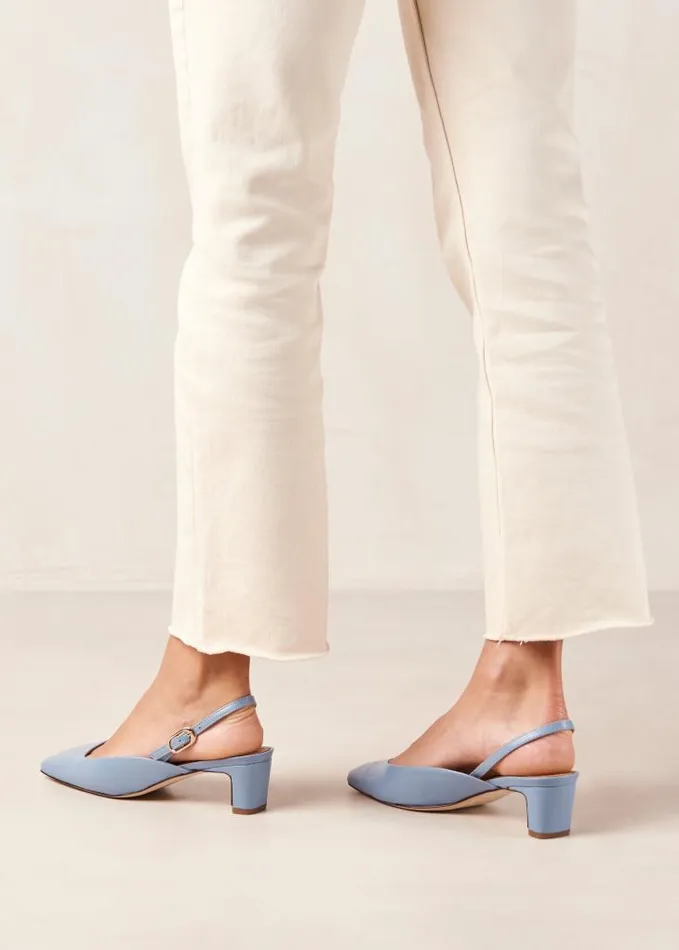ALOHAS Pumps Women Lindy 8211 Blue Leather Pumps