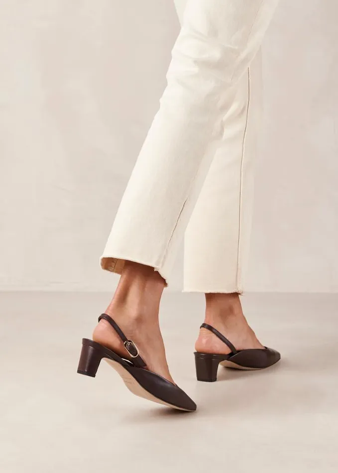 ALOHAS Pumps Women Lindy 8211 Brown Leather Pumps