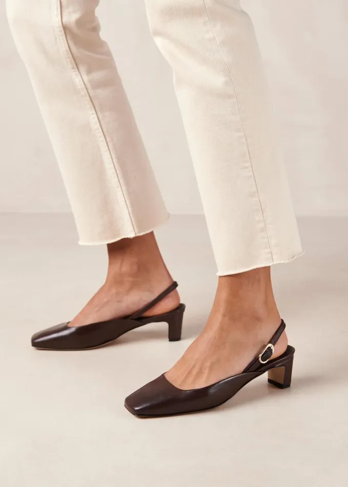 ALOHAS Pumps Women Lindy 8211 Brown Leather Pumps