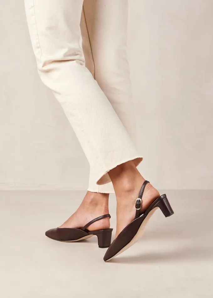 ALOHAS Pumps Women Lindy 8211 Brown Leather Pumps