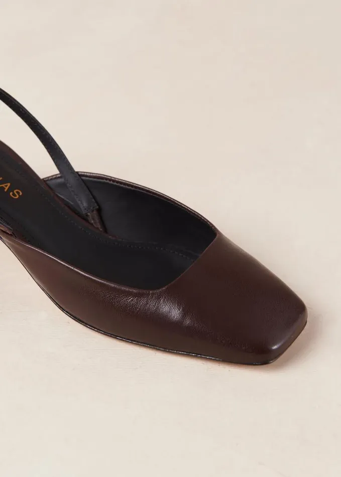 ALOHAS Pumps Women Lindy 8211 Brown Leather Pumps
