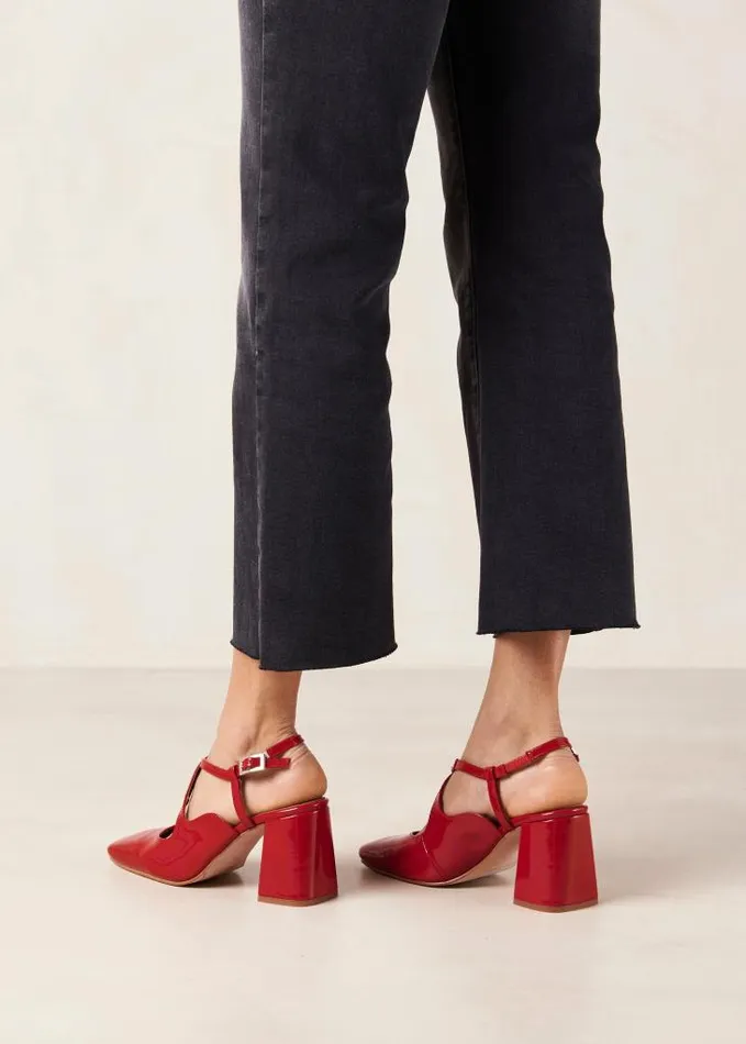 ALOHAS Pumps Women Reggie 8211 Red Patent Pumps