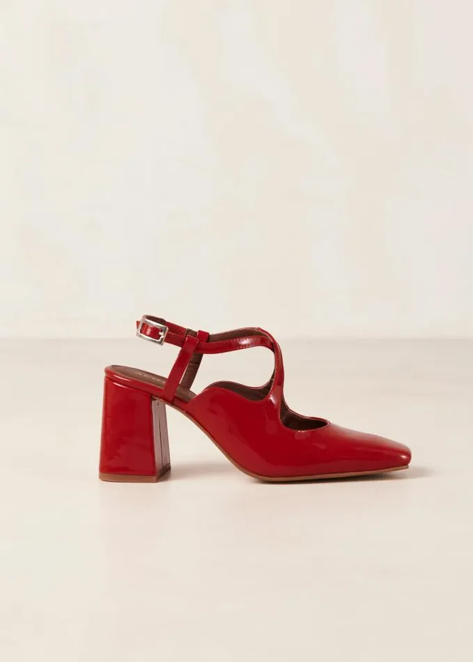 ALOHAS Pumps Women Reggie 8211 Red Patent Pumps