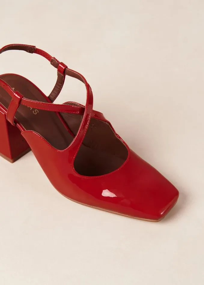 ALOHAS Pumps Women Reggie 8211 Red Patent Pumps