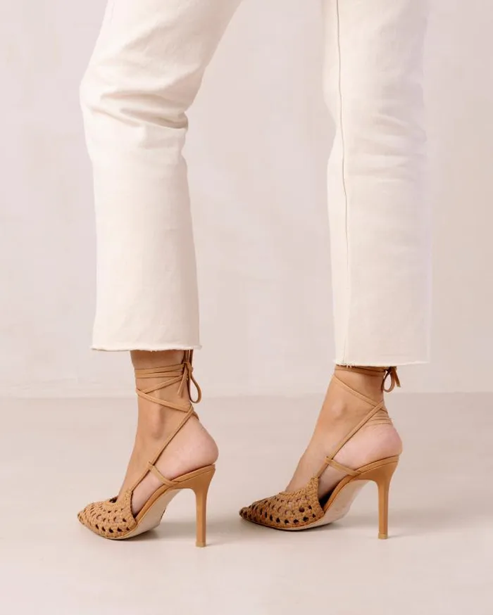 ALOHAS Pumps Women Sandstorm 8211 Brown Leather Heels