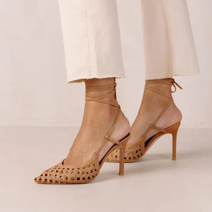 ALOHAS Pumps Women Sandstorm 8211 Brown Leather Heels
