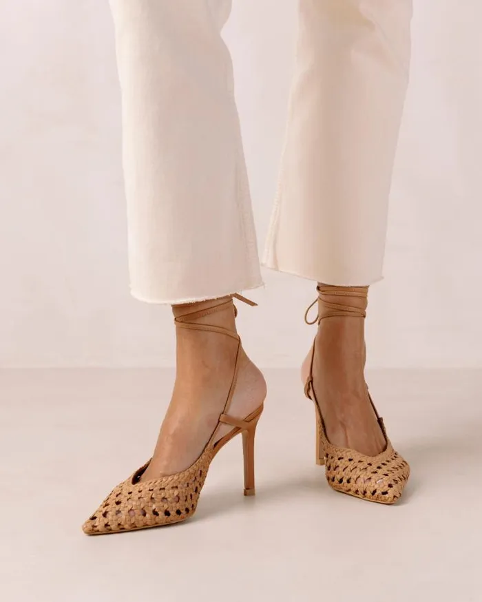ALOHAS Pumps Women Sandstorm 8211 Brown Leather Heels