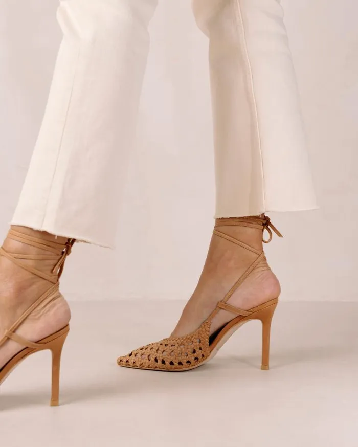 ALOHAS Pumps Women Sandstorm 8211 Brown Leather Heels