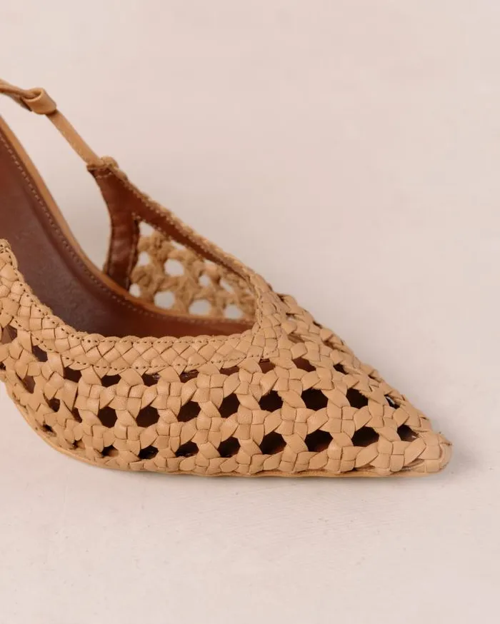 ALOHAS Pumps Women Sandstorm 8211 Brown Leather Heels