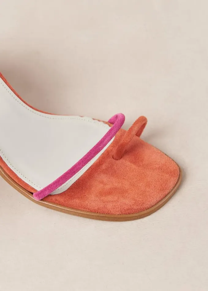 ALOHAS Sandals Women Grace Bicolor Magenta Orange