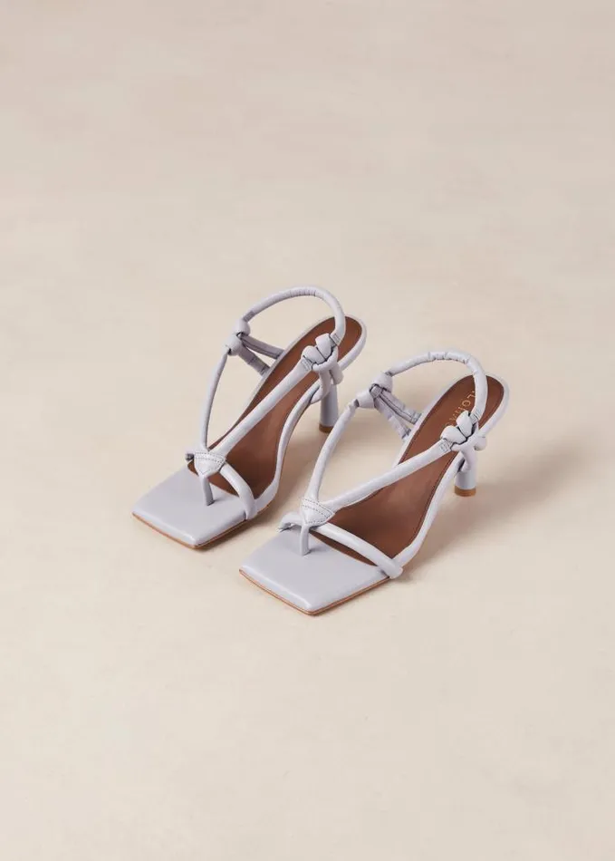 ALOHAS Sandals Women Sheila 8211 Purple Leather Sandals