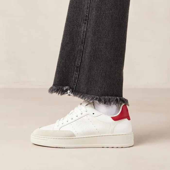 ALOHAS Sneakers Women Tb780 8211 White and Red Sneakers