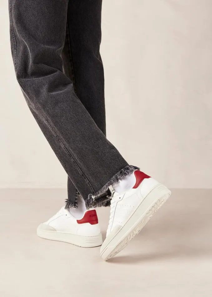 ALOHAS Sneakers Women Tb780 8211 White and Red Sneakers