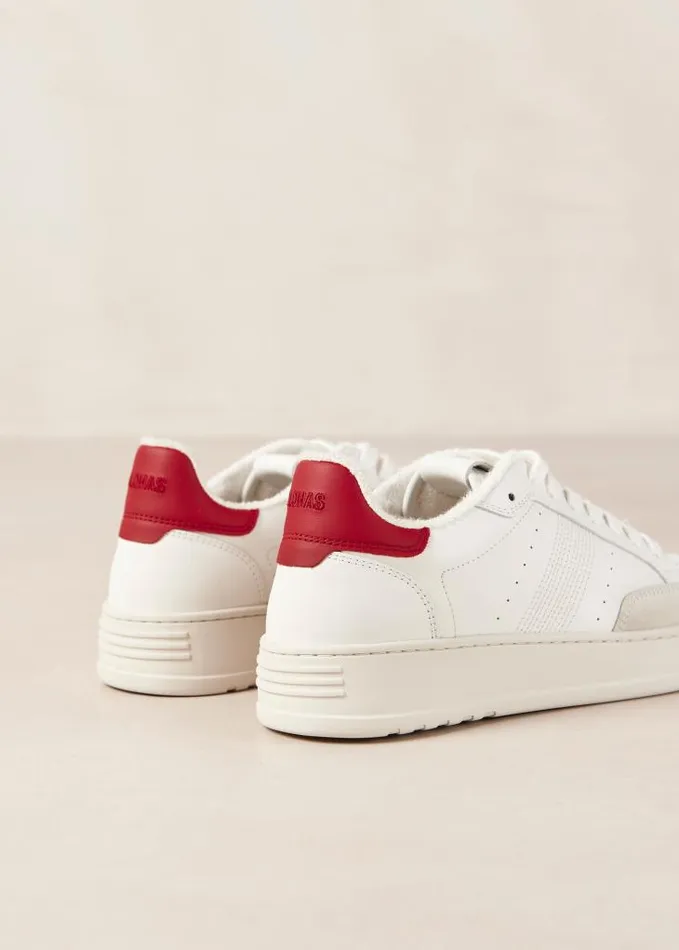 ALOHAS Sneakers Women Tb780 8211 White and Red Sneakers