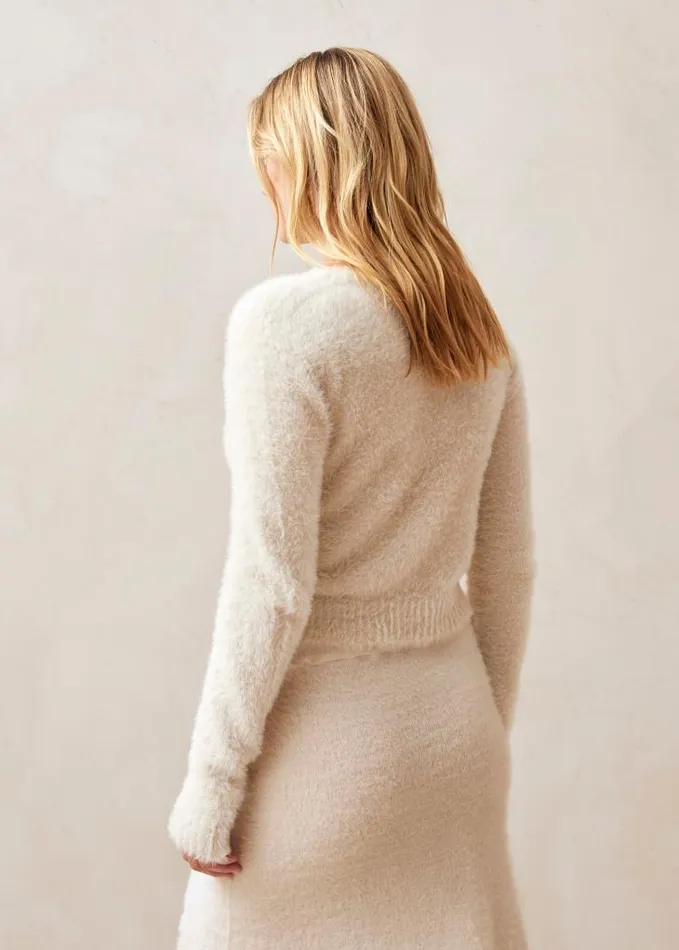 ALOHAS Sweaters and Cardigans Women Deli 8211 Ecru Knitted Sweater
