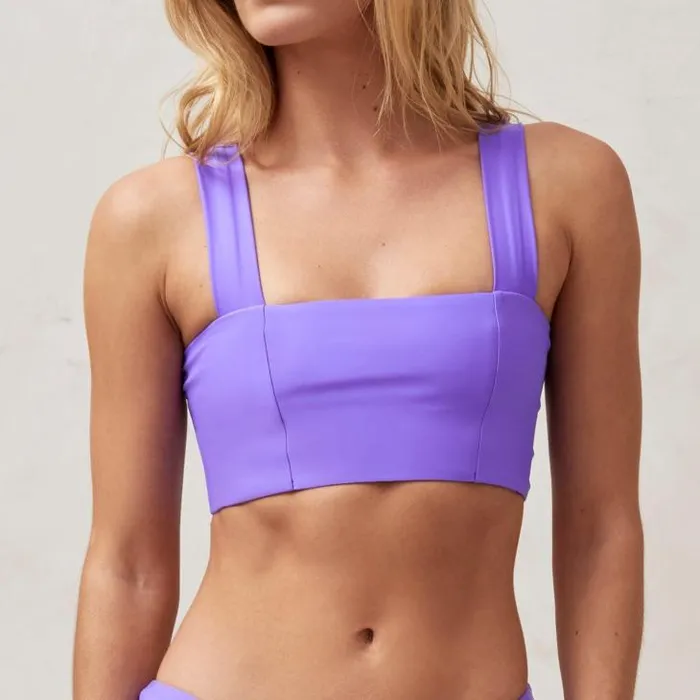 ALOHAS Swimwear Women Lyn 8211 Purple Bikini Top