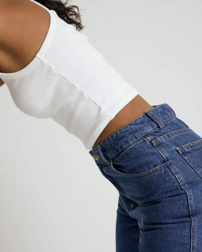 ALOHAS Tops Women Lift 8211 White Cotton Top