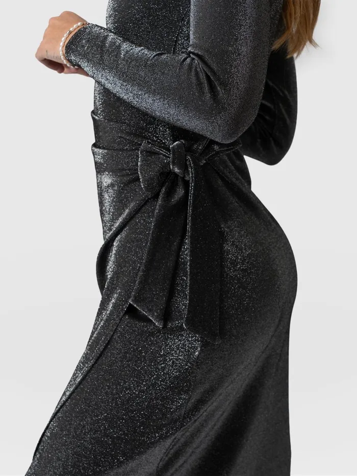 Amelia Wrap Dress 8211 Silver Silver Women Saint And Sofia Dresses