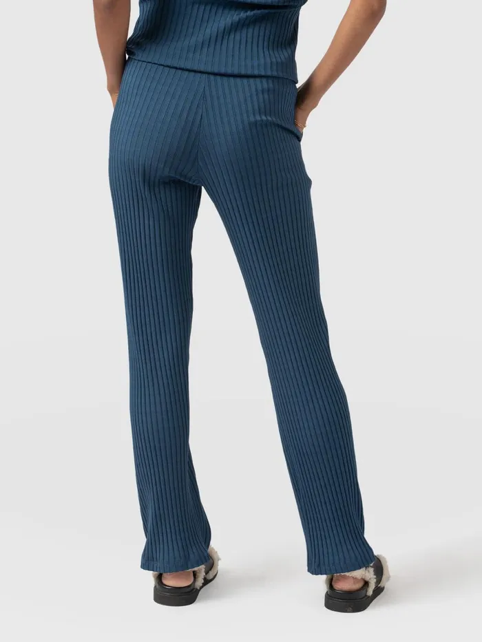 Apartment Pant 8211 Teal Rib Teal Rib Women Saint And Sofia Pants