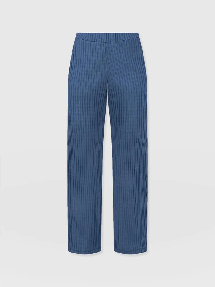 Apartment Pant 8211 Teal Rib Teal Rib Women Saint And Sofia Pants