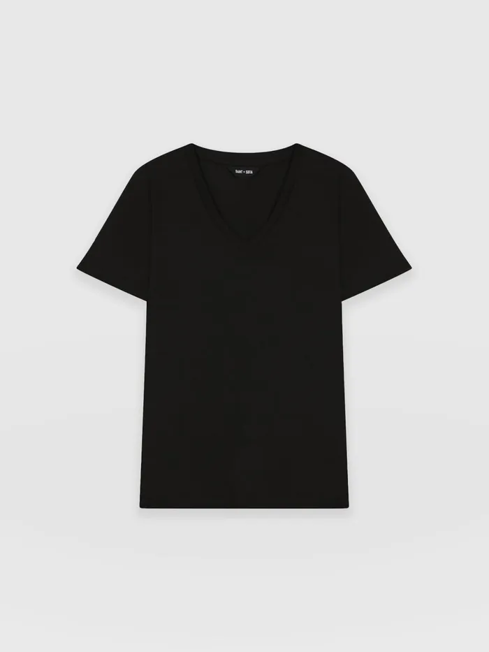 Apartment Tee 8211 Black Black Women Saint And Sofia TShirts and Tanks