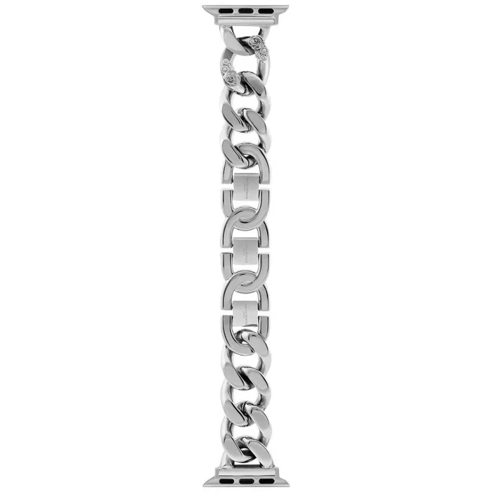 Apple Watch Straps Women Olivia Burton Silver With Floral Link Bracelet Strap Apple Watch Straps Women Olivia Burton Silver With Floral Link Bracelet Strap