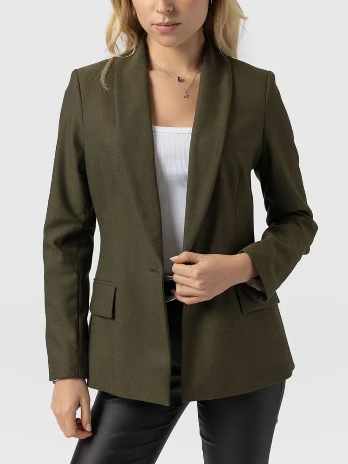 Argent Blazer 8211 Khaki Khaki Women Saint And Sofia Blazers