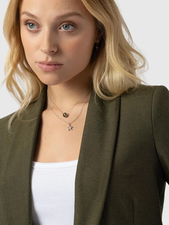 Argent Blazer 8211 Khaki Khaki Women Saint And Sofia Blazers