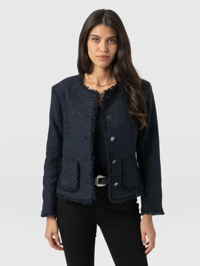 Ashby Jacket 8211 Navy Navy Women Saint And Sofia Blazers
