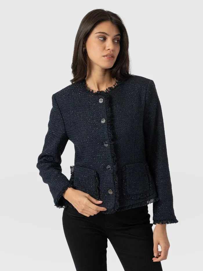 Ashby Jacket 8211 Navy Navy Women Saint And Sofia Blazers