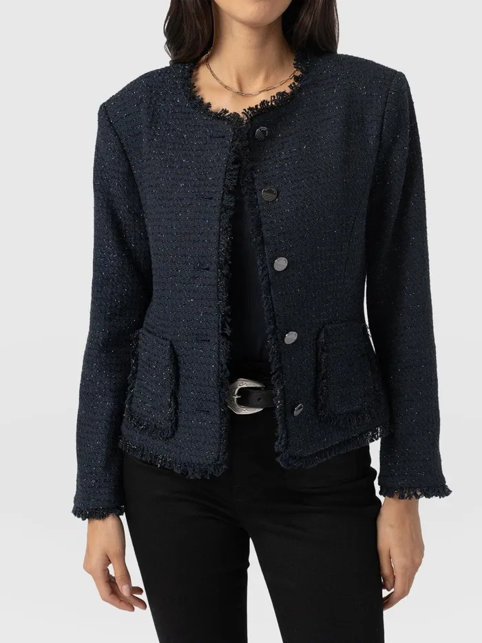 Ashby Jacket 8211 Navy Navy Women Saint And Sofia Blazers