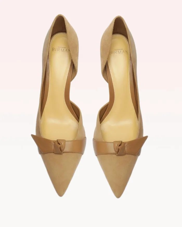 Asymmetric Clarita Pump 85 Nut Nut Women Alexandre Birman Pumps