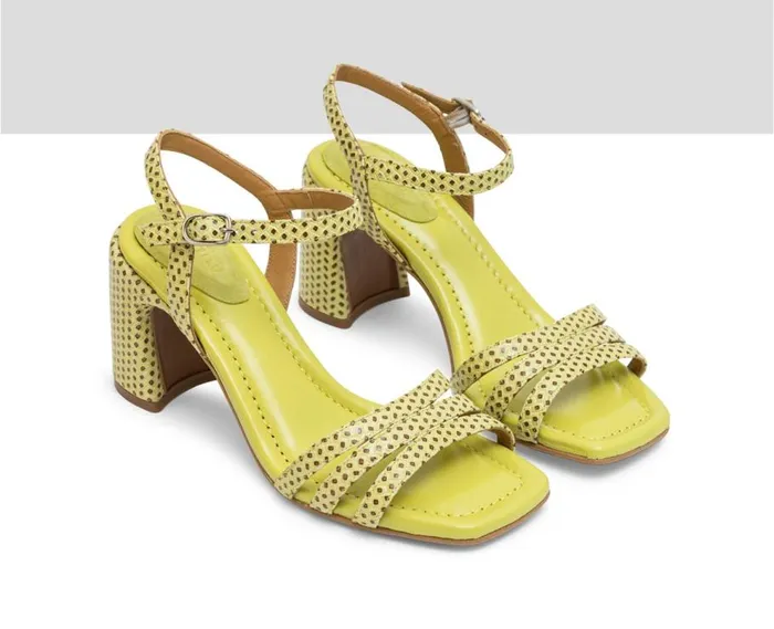 Audley Shoes High Heel Leather Sandal Jianna Brown Women High Heel
