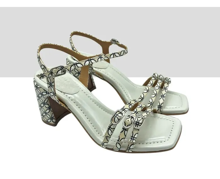 Audley Shoes High Heel Leather Sandal Joy Beige Women High Heel