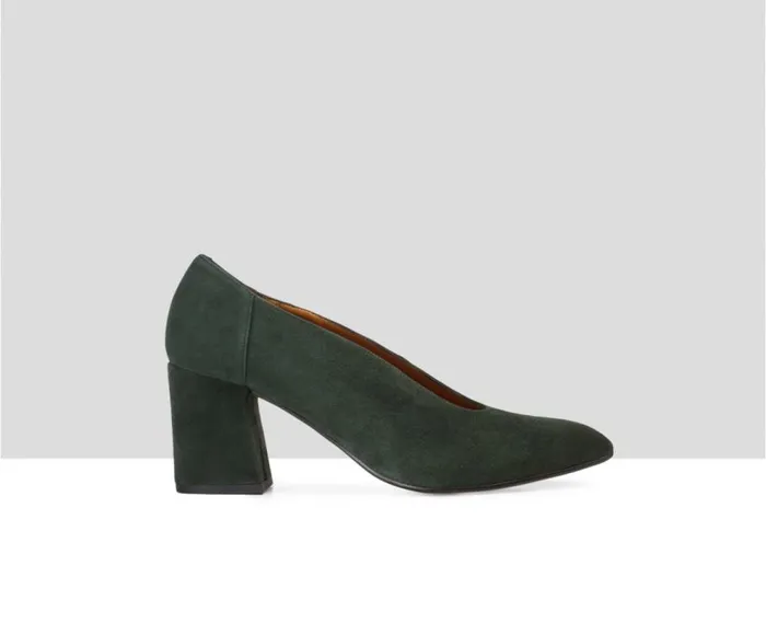 Audley Shoes High Heel Leather Shoe Etzel Green Women High Heel
